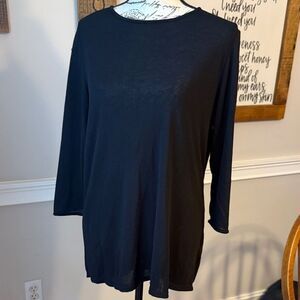 ZOA New York Black Women's Tunic Top